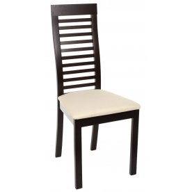 Стул EURO CB-2432YBH dark walnut / SWIC-beige