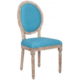 Стул Volker Oak Light Blue