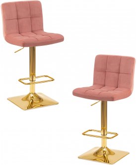Комплект стульев Goldie пудрово-розовый
