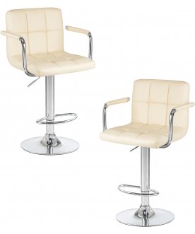 Комплект стульев Kruger Arm кремовый