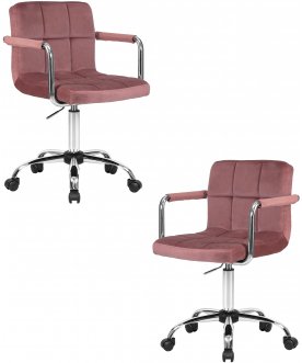 Комплект стульев Terry пудрово-розовый