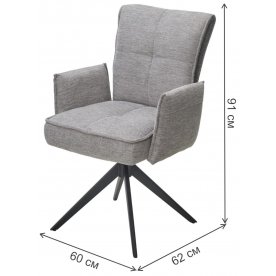 Кресло Ponce 360 поворотное