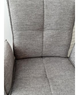 Стул-кресло Ponce 360 поворотное brego-07 серый / xd841-16 серое букле / черный