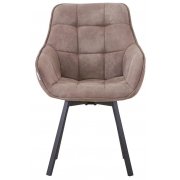 темный латте / черный каркас