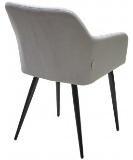 Стул-кресло Brandy-x светло-серое / черное