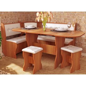 Кухонный уголок Жасмин ольха / жемчуг