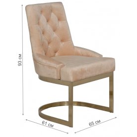 Кресло 76AR-6210GOLD-BG