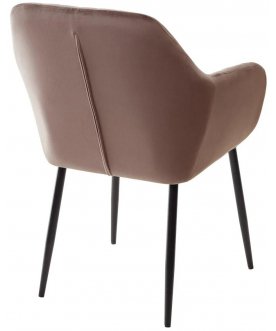 Стул-кресло Alabama велюр bluvel-38 latte / черный