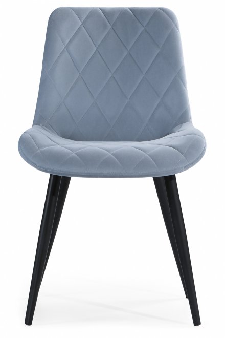 Стул на металлокаркасе Fox light blue / black