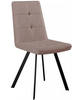 Стул на металлокаркасе DikLine 280 latte / черный