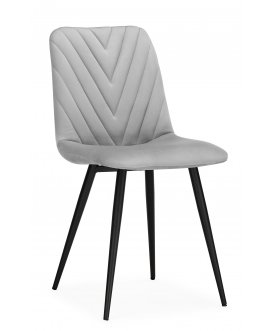 Стул на металлокаркасе МР Ральф К (Ralf) бежевый (velutto 05) / 2К черный каркас 