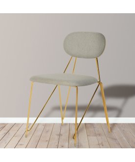 Дизайнерский стул Alice серый