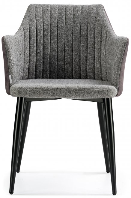 Стул на металлокаркасе Arizona антрацит меланж FC-09 / MF-03