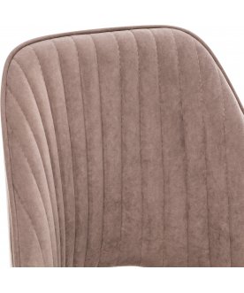 Металлический стул Арман латте / белый