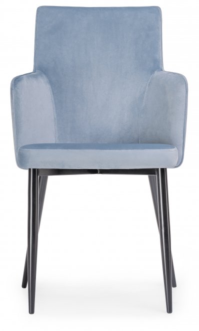 Стул на металлокаркасе Benza blue / black