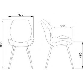 Стул на металлокаркасе Congo