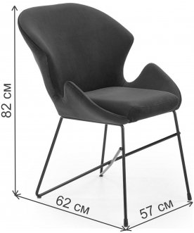 Стул на металлокаркасе K458