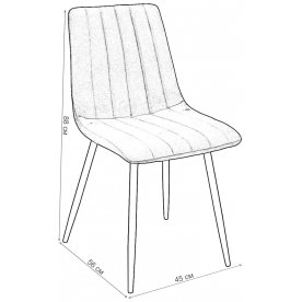 Стул на металлокаркасе Dublin G062-40