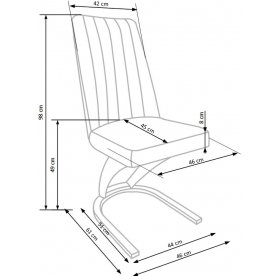 Стул на металлокаркасе Файва