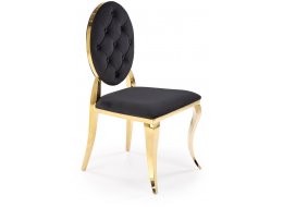 Стул на металлокаркасе K556 черный вельвет