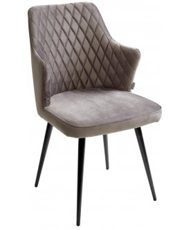 Стул на металлокаркасе Herman графит #14 / черный