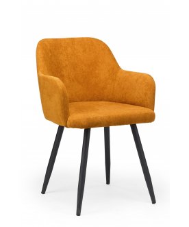 Стул-кресло Инфини терракота (ocean 015) / черный