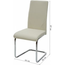 Стул на металлокаркасе Janet