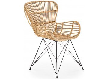 Стул на металлокаркасе K335 плетеный