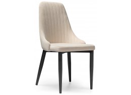 Стул на металлокаркасе Kora beige / black