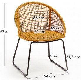 Стул на металлокаркасе Sandrine