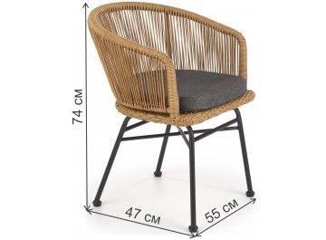 Стул на металлокаркасе K400