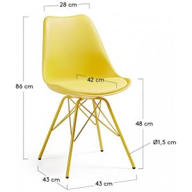 Стул на металлокаркасе Lars