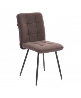 Стул на металлокаркасе Medeo коричневый