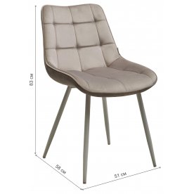 Стул на металлокаркасе Miami