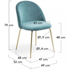 Стул на металлокаркасе Mystere