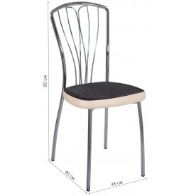 Стул на металлокаркасе Омега-3 А-4 / В-1