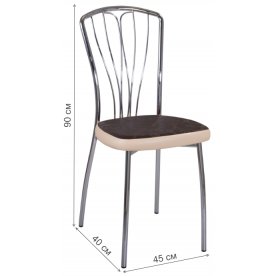 Стул на металлокаркасе Омега-3 Д-4 / В-1