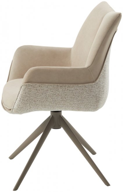 Стул на металлокаркасе Pontus кремовый