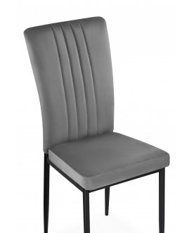 Стул на металлокаркасе Rek dark gray / black