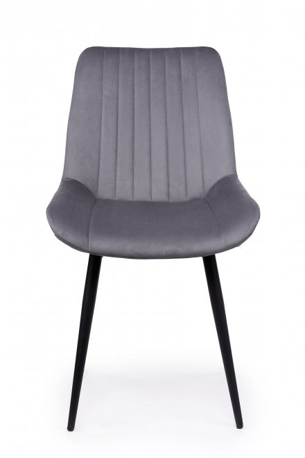 Стул на металлокаркасе Седа темно-серый (zd 995) / черный