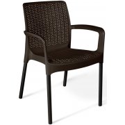 черно-коричневый / черный муар