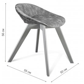 Стул на металлокаркасе SHT-ST19-SF1/S39