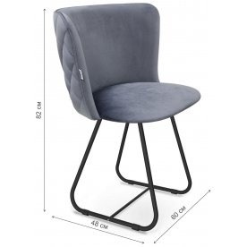 Стул на металлокаркасе SHT-ST36-3/S38