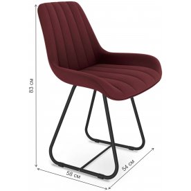 Стул на металлокаркасе SHT-ST37/S38