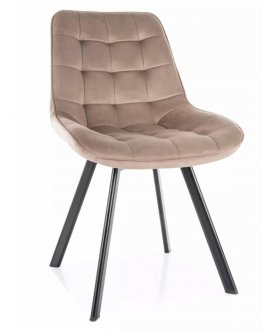 Стул на металлокаркасе Monti Velvet Bluvel 40