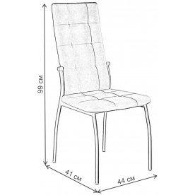 Стул на металлокаркасе DikLine Галс-М