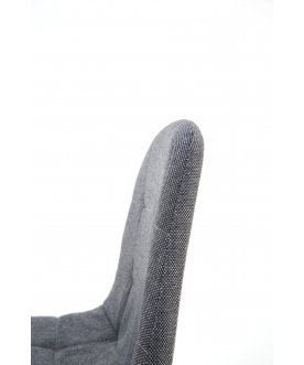 Стул на металлокаркасе Танне чёрный / графит