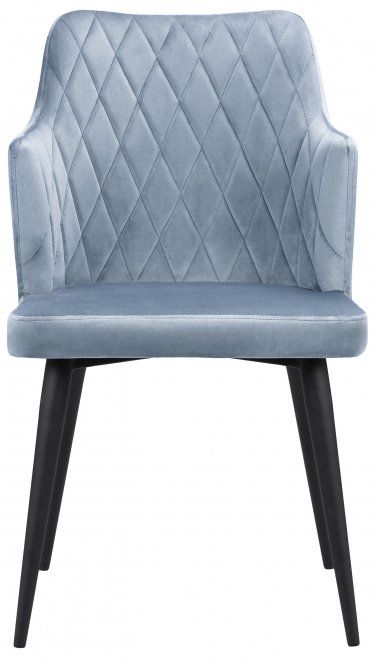 Стул на металлокаркасе Velen light blue