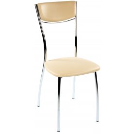 Стул Омега 4 с мягким сиденьем и спинкой из искусственной кожи