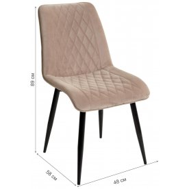 Стул на металлокаркасе Поль